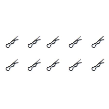 Arrma Body Clip 6mm Black (10)