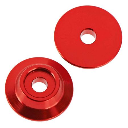 Arrma Wing Button Aluminum Red (2)