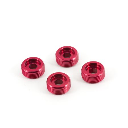 Arrma Nut Front Hub Aluminum Red (4)