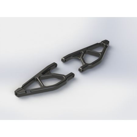 Arrma Front Upper Suspension Arms Nero (2)