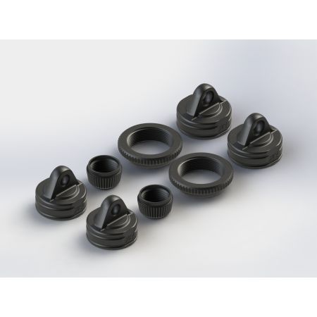 Arrma Shock Cap Set Nero (2)