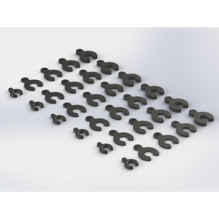 Arrma Composite Spacer Set Nero