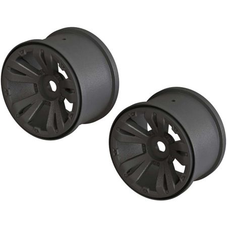 Arrma MT 3.8 Wheel 17mm Hex Black  (2)