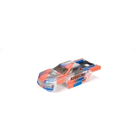 Arrma 1/8 Painted Body with Decals, Blue/Orange: KRATON 6S BLX V6 (Z-ARA-1517)