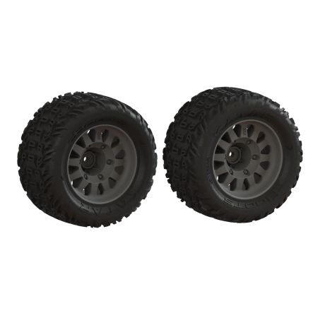 Arrma dBoots 'Katar' Tire Set Glued (2) (Z-ARA-1553)