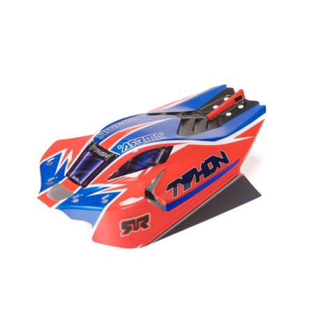 Arrma 1/8 Clipless Painted Decaled Body, Red: TYPHON 4X4 (Z-ARA-2251)
