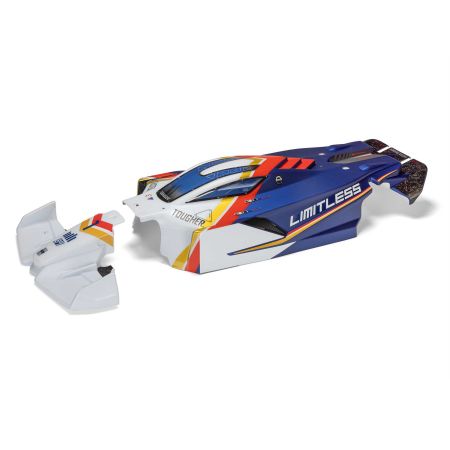 Arrma LIMITLESS Painted Decaled Trimmed Body (White/Blue) (Z-ARA-2810)