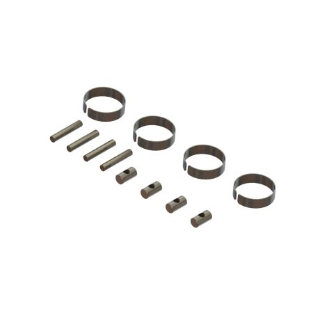 Arrma CVD Driveshaft Metal Fittings (2) (Z-ARA311150)