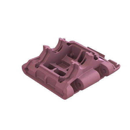 Arrma Rear Lower Skid/Gearbox Mount (1pc) - Pink (Z-ARA320784)