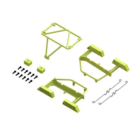 Arrma Desert Truck Body Roll Cage Set, Yellow: GROM (Z-ARA320819)