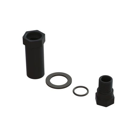 Arrma Aluminum Servo Saver Hub Set Black (Z-ARA340187)