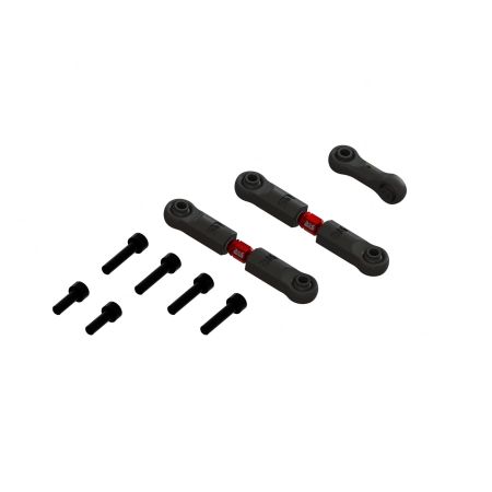 Arrma Aluminum Adjustable Steering Links Set B (2): GROM (Z-ARA340217)
