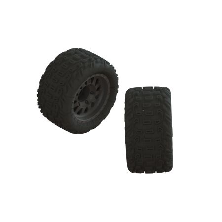 Arrma 1/10 dBoots Katar MT Pre-Mounted Tire 14mm Hex (2) (Z-ARA550091)