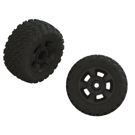 Arrma dBoots RAGNAROK Pre-mounted Tire Set (2) (Z-ARA550109)