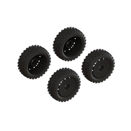 Arrma dBoots '2-HO' Tire Set Glued (Black) (2 Pairs) (Z-ARA550114) Arrma dBoots '2-HO' Tire Set Glued (Black) (2 Pairs) (Z-ARA550114)