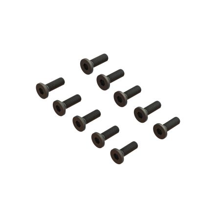 Arrma Flat Head Screw M2.5x8mm (10pcs) (Z-ARA702016)