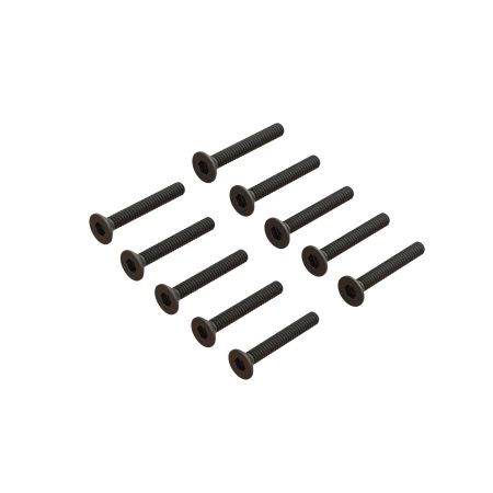 Arrma Flat Head Screw M1.6x12mm (10pcs) (Z-ARA702018)