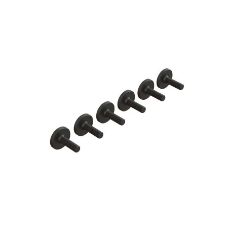 Arrma Large Head Screw M3x10mm (6) (Z-ARA727310)
