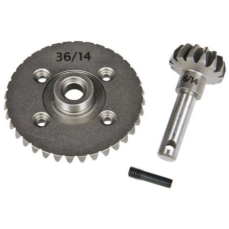 Axial Heavy Duty Bevel Gear Set 36T/14T (Z-AX30401)