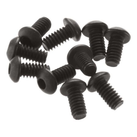 Axial Hex Sckt Button Hd Screw M2x4mm Black (10) (Z-AX31146)