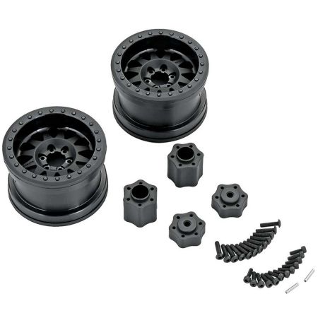 Axial 2.2 Method Beadlock Wheels IFD Black (2) (Z-AX31178)