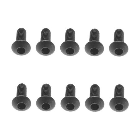 Axial M2.6x6mm Hex Socket Button Black (10) (Z-AX31280)