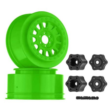 Axial 2.2 3.0 Method 105 Wheel 41mm Green (2) (Z-AX31369)