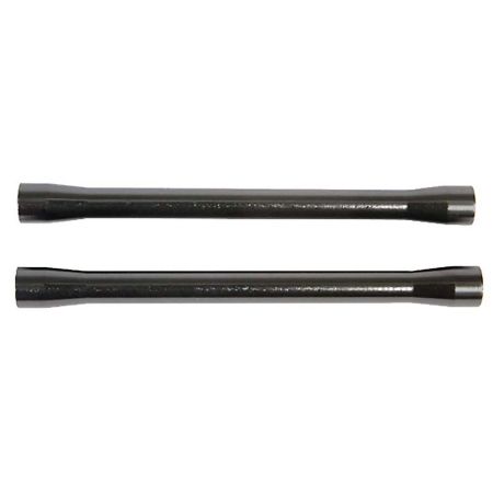 Axial Threaded Alum Link 7.5x80mm Grey (2) (Z-AX31419)