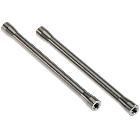 Axial Threaded Aluminum Link 7.5x94mm Grey (2) Opt (Z-AX31487)