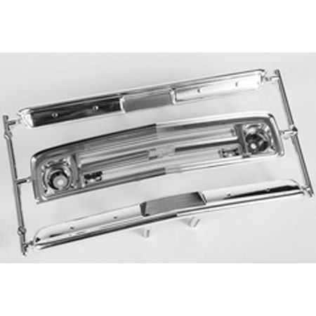 Axial 67 Chevy C/10 Grille Bumpers Chrome/Black (Z-AX31560)