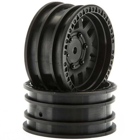 Axial 1.9 Wheels KMC XD Machete Crawl Black (2) (Z-AX31587)