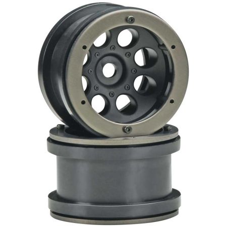 Axial 2.2 8-Hole Beadlock Black (Z-AX8097)