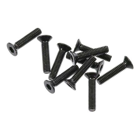 Axial Flat Head Screw M2.6x12mm Black (10) (Z-AXA0055)