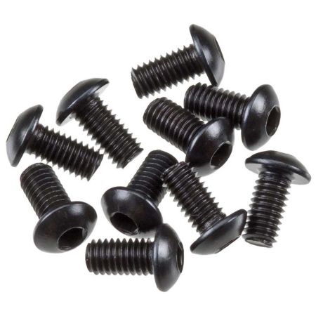 Axial Hex Socket Button Head Black M3x6mm (10) (Z-AXA0113)