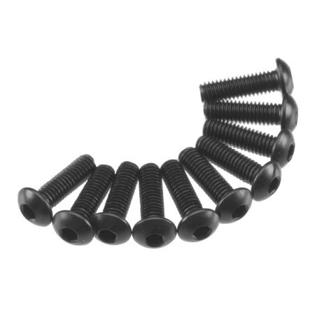 Axial Hex Socket Button Head M3x10mm Black (10) (Z-AXA115)