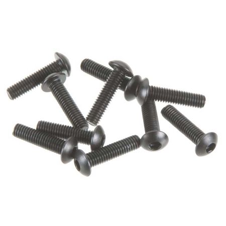 Axial Hex Socket Button Head M3x12mm Black (10) (Z-AXA116)