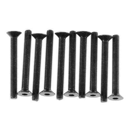 Axial Hex Sckt Flat Head M3x25mm Black Oxide (10) (Z-AXA150)