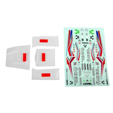 Axial Body Panel Set (Clear): UTB (Z-AXI230012)