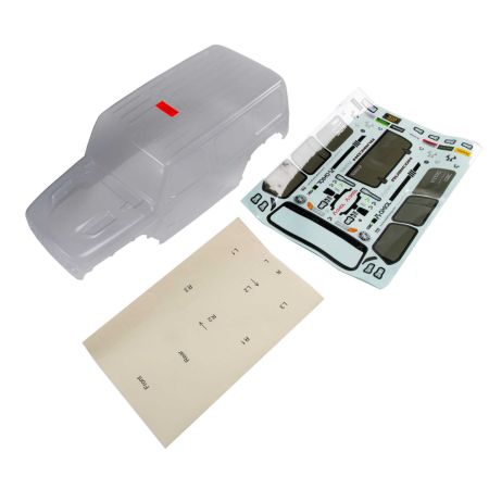Axial Jeep JL 4dr Wrangler Body (Clear) (Z-AXI230015)