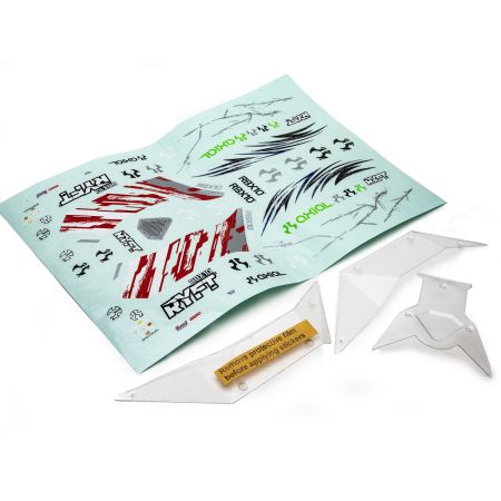 Axial Body Panel Set (Clear)  RBX10 (Z-AXI230032)