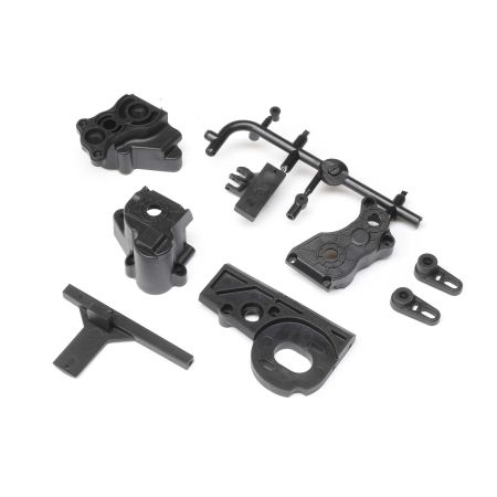 Axial Motor Mount, Trans Case & Linkage: 1/10 SCX10 PRO Comp Scale (Z-AXI232074)