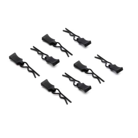 Axial 6mm Body Clip with Tabs (8) (Z-AXI250010)