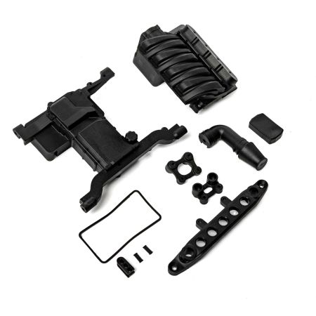 Axial SCX6: Front Servo Mount/Engine Cover/Seals (Z-AXI251005)