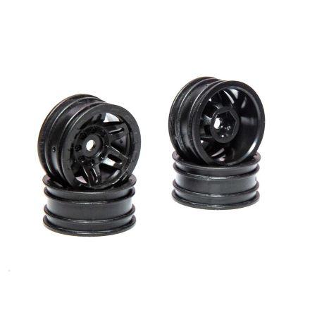 Axial 1.0 Rockster Wheels Black (4pcs): SCX24 (Z-AXI40002) Axial 1.0 Rockster Wheels Black (4pcs): SCX24 (Z-AXI40002)