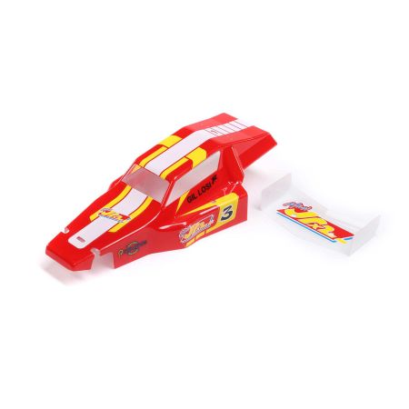 Losi Body & Wing, Red: Mini JRX2 (Z-LOS210026)