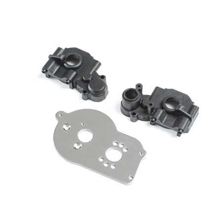 Losi Transmission Case & Motor Plate: Mini-B (Z-LOS212021)