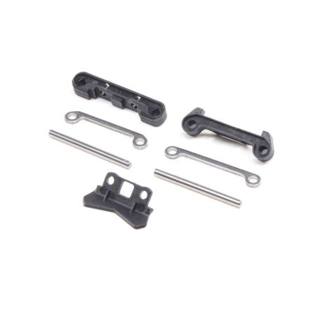 Losi Rear Pivots & Bumper: Mini-T 2.0 (Z-LOS214009)