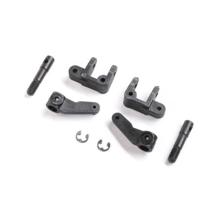 Losi Spindle, Caster Block, Front Axle Set: Mini JRX2 (Z-LOS214021)