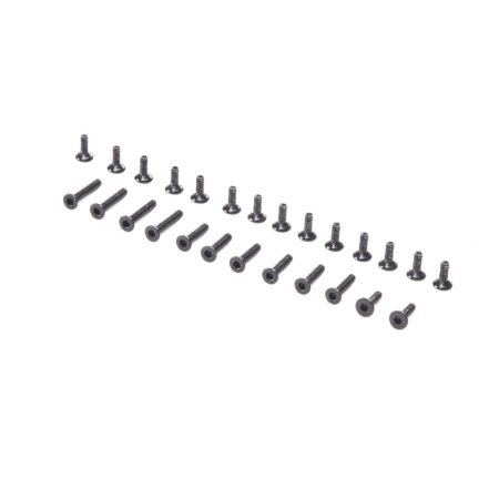 Losi Screw Set, Flat Head: Mini-T 2.0 (Z-LOS216004)