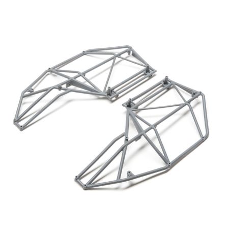 Losi Roll Cage, Side, Left & Right, Grey: Rock Rey (Z-LOS230039)